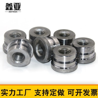 冷镦成型带槽台阶螺母 M10外径21.5mm高度14mm 台阶螺母 圆螺母图2