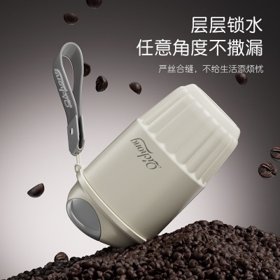 潮牌316不锈钢咖啡杯高颜值陶瓷保温杯便携随行杯子网红水杯定制图5