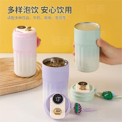 316不锈钢智能保温杯高颜值男女咖啡杯随行水杯便携车载 杯子批发图2