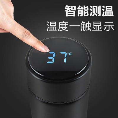 智能温度显示316不锈钢保温杯男女创意商务直杯温控杯子礼品刻字图2
