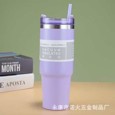跨境亚马逊304不锈钢冰霸杯吸管30oz美式汽车杯便携大容量保温杯图4