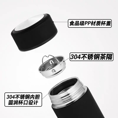 厂家批发不锈钢商务直杯保温杯创意广告礼品印logo带礼盒激光刻字图4