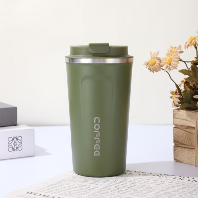 跨境新款304不锈钢双层咖啡杯大容量户外便携男女办公随手杯批发图3