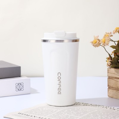 跨境新款304不锈钢双层咖啡杯大容量户外便携男女办公随手杯批发图2