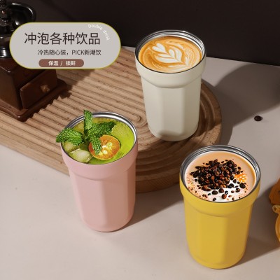 316不锈钢保温杯八角杯咖啡杯便携车载汽车杯保温杯定logo礼品图4