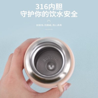 316不锈钢小狗保温杯高颜值可爱趴趴狗水杯卡通儿童运动泡茶杯子图4