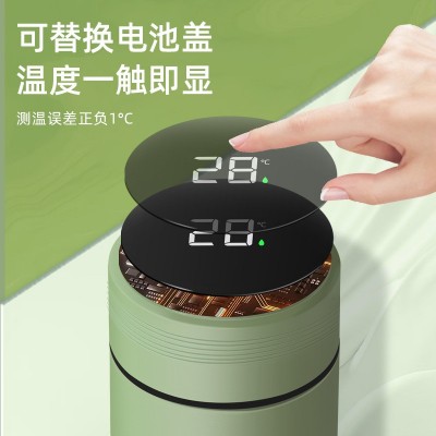 不锈钢保温杯茶水分离316食品级高颜值女生杯子水杯永康 厂家定制图2