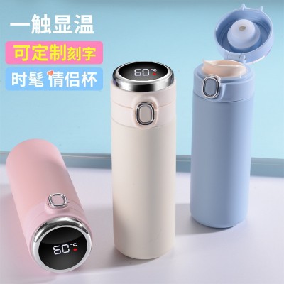 现代简约304不锈钢豌豆杯便携弹跳盖直身迷你水杯学生可 爱保温杯图4