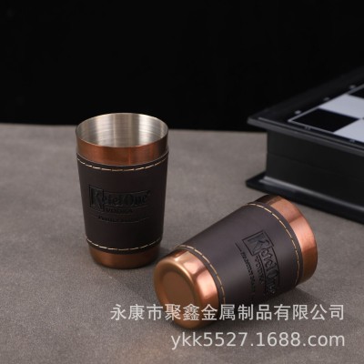 厂家直销304简约不锈钢酒杯户外露营啤酒杯家用便携咖啡杯图3
