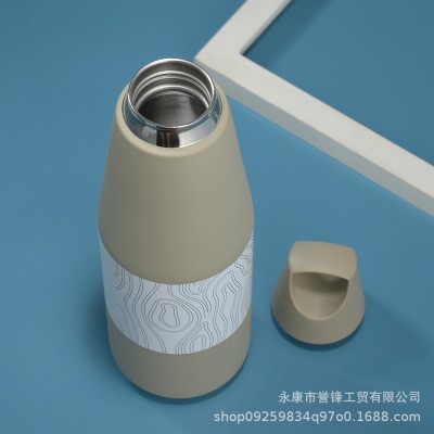 简约高颜值不锈钢保温杯时尚大容量便携车载水杯户外真空随行杯图2