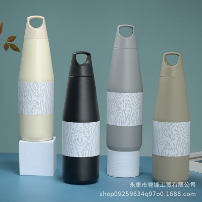简约高颜值不锈钢保温杯时尚大容量便携车载水杯户外真空随行杯图3