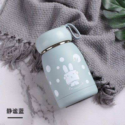 网红卡通保温杯便携式提手智能不锈钢大肚杯广告礼品杯刻字水杯子图5