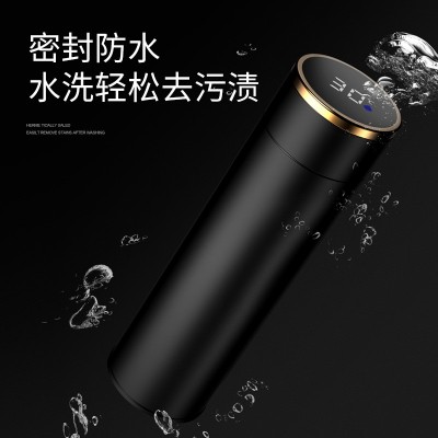 智能316不锈钢保温杯测温水杯创意商务直杯子礼品杯批发贴牌刻字图4
