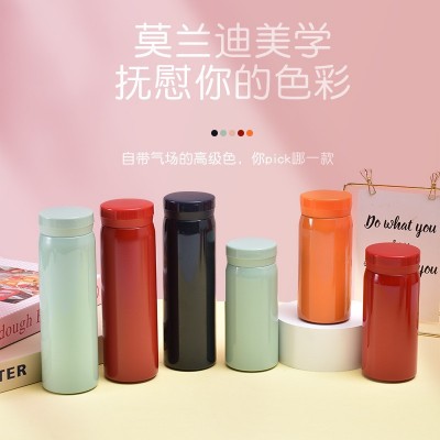 304不锈钢保温杯男女生小巧户外便携水杯迷你简约随行口袋杯批发图4