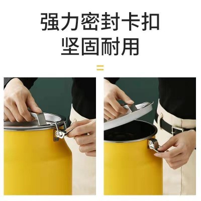 厂家直供不锈钢密封罐猫粮狗粮储存罐家用米桶储物桶不锈钢密封桶图3