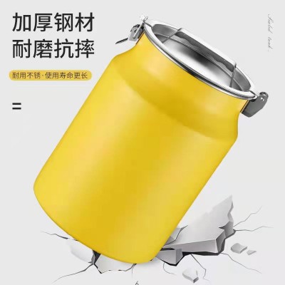 厂家直供不锈钢密封罐猫粮狗粮储存罐家用米桶储物桶不锈钢密封桶
