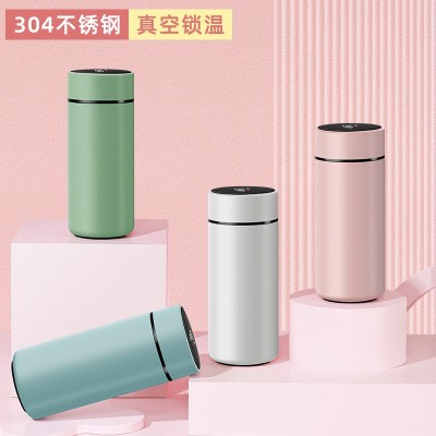 智能316不锈钢保温杯女生便携小巧可爱水杯车载泡茶杯子 印刷刻字图3