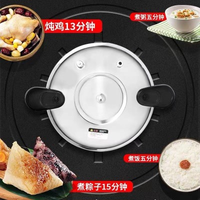工厂批发食品级304不锈钢压力锅21L29L商用大容量安全防爆高压锅图2