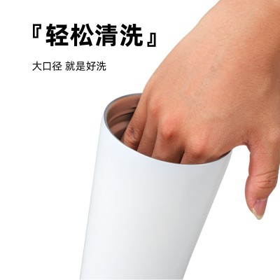 外贸304不锈钢吸管杯跨境大容量真空咖啡杯便携车载杯礼品保温杯图4