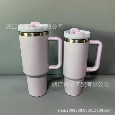跨境外贸史丹利同款40oz冰霸杯Stanley保温杯LOGO手柄杯不锈钢304图5