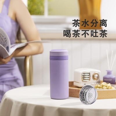 展格保温杯女士高颜值学生小巧304不锈钢精致便携水杯子小容量图2