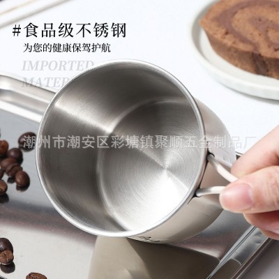 跨境代发304不锈钢咖啡杯露营折叠水杯简约夏日啤酒杯烧烤冷饮杯图3