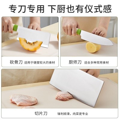 ACA刀具套装家用不锈钢切片刀厨师砍骨刀切肉刀厨房水果刀批发图5