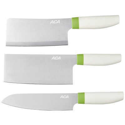 ACA刀具套装家用不锈钢切片刀厨师砍骨刀切肉刀厨房水果刀批发图4