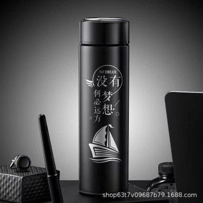 304商务不锈钢温度显示温控智能保温杯批发 测温直身杯子礼品水杯图3
