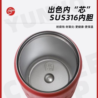 2024新款可口可乐咖啡杯316不锈钢简约保温杯防滑耐摔户外便携杯图4