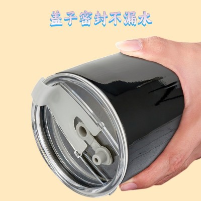 跨境30oz喷漆双层不锈钢保温杯真空大容量汽车杯便携车载杯冰霸杯图2