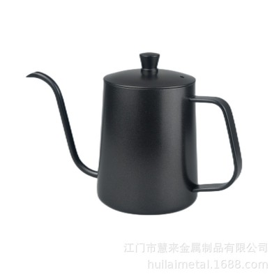 不锈钢挂耳咖啡手冲壶带盖咖啡手冲壶特氟龙手冲壶咖啡手冲壶