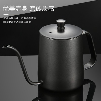 不锈钢挂耳咖啡手冲壶带盖咖啡手冲壶特氟龙手冲壶咖啡手冲壶图3