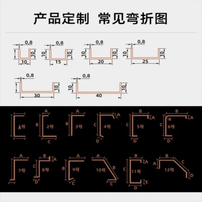 佛山304不锈钢玫瑰金U型装饰条凹形门套包边条吊顶踢脚线圆收边条图3
