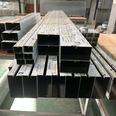 佛山304不锈钢玫瑰金U型装饰条凹形门套包边条吊顶踢脚线圆收边条图4
