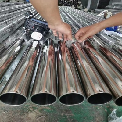 现货批发304 楼梯扶手不锈钢管201光亮拉丝钢管 抽油管 制品焊管图3