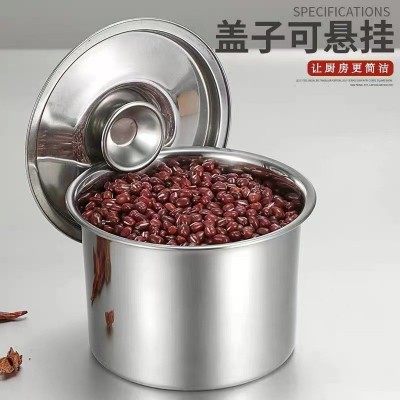饭店调料盒不锈钢味盅加厚调味盒圆形打蛋盅炖盅带盖味盒猪油盆图4