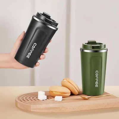 304不锈钢二代咖啡杯家用水杯纯色保温杯便携车载随手咖啡杯批发图5