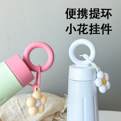 多巴胺女神杯高颜值316不锈钢保温杯高级感挂件水壶便携水杯批发图2