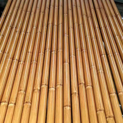 304不锈钢竹节管热纹转印烤漆色油黄铜园林景区装饰仿真竹子圆管图4