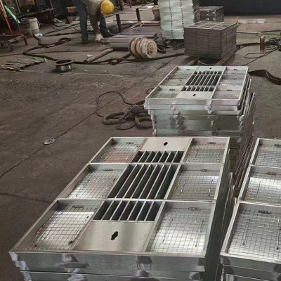 304不锈钢长方形地漏盖板市政工程地沟井盖大排量中侧排防臭沟盖图2