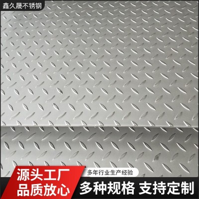 现货销售304不锈钢压花板 316l/310s不锈钢柳叶板 人字楼梯防滑板图3