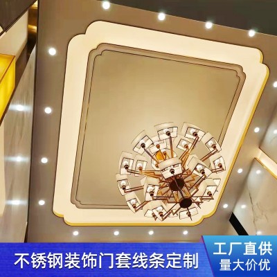 厂家不锈钢装饰线条u型槽收边条背景墙吊顶腰线金属护墙板角条