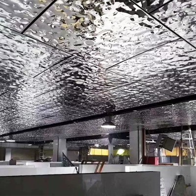不锈钢板加工订做米粒压花板304珠光防滑耐磨201花纹装饰板定制图3