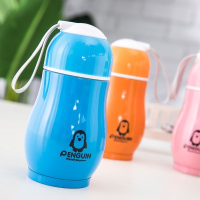 不锈钢企鹅保温杯创意便携卡通儿童水杯开业活动礼品杯子可做logo图2