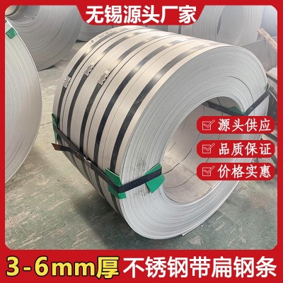 无锡304 201热轧不锈钢带3mm 4mm 5mm 6mm厚不锈钢带扁钢板条定制图3