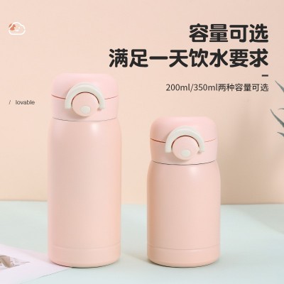 新款迷你真空不锈钢保温杯户外高颜值小巧便携弹跳水杯口袋杯礼品图2