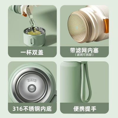保温杯女生高颜值316不锈钢水杯批发食品级儿童学生上学专用水杯图4