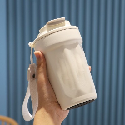 316不锈钢水杯复古水杯咖啡杯车载潮流不锈钢保温杯随行杯图3