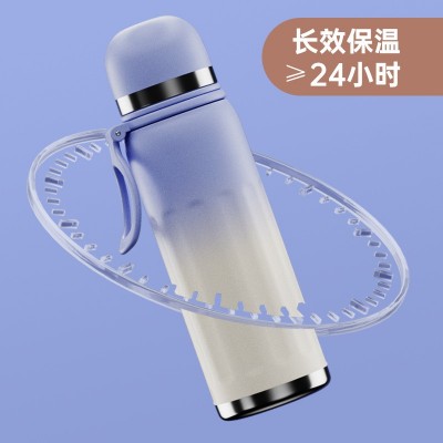 渐变色316不锈钢大容量便携运动子弹头保温杯礼品水杯汽车杯水壶图5